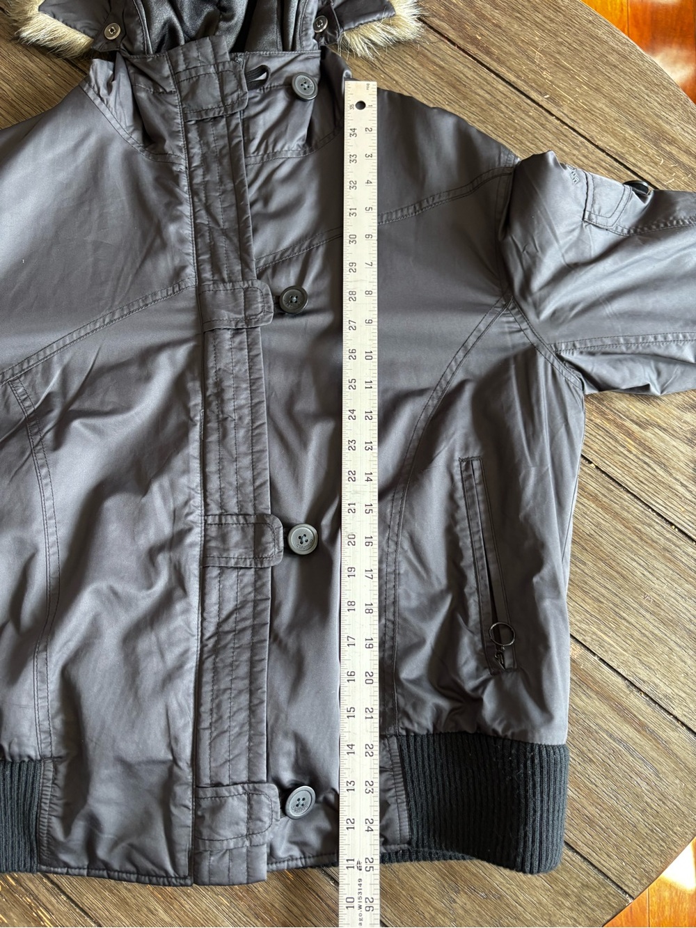Columbia Women's Black Hooded Bomber Jacket - Picture 8 of 9